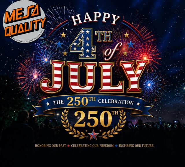🇺🇸 Happy 4th of July from all of us at Mesa Quality! 🇺🇸

Today we celebrate the freedoms that make this country great and honor the men and women who have sacrificed to protect them. We’re proud to build, serve, and work in communities across America.

Wishing everyone a safe, happy, and memorable Independence Day with family and friends.

❤️🤍💙 Happy Independence Day! 💙🤍❤️

#FourthOfJuly #IndependenceDay #MesaQuality #BuiltWithPride #AmericanMade